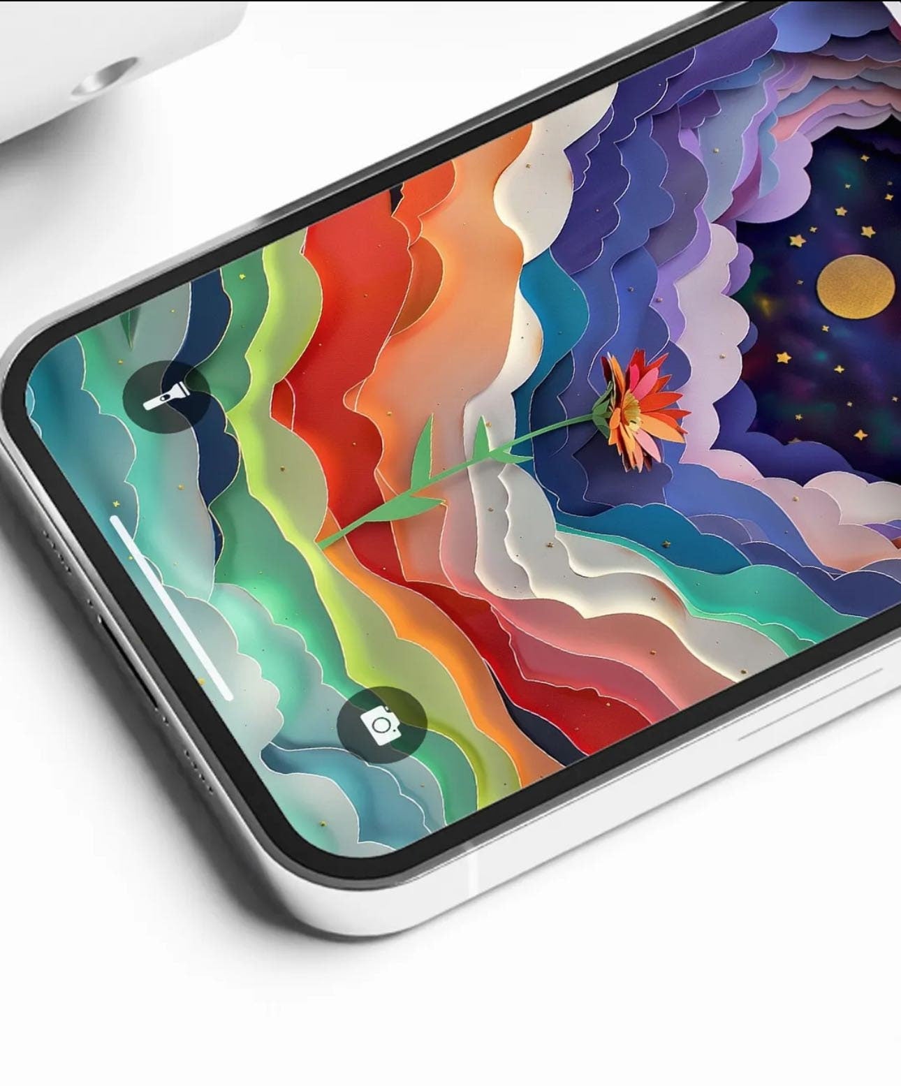 Dreamscape Bliss: Whimsical Night Sky iPhone/iPad/iMac Wallpaper