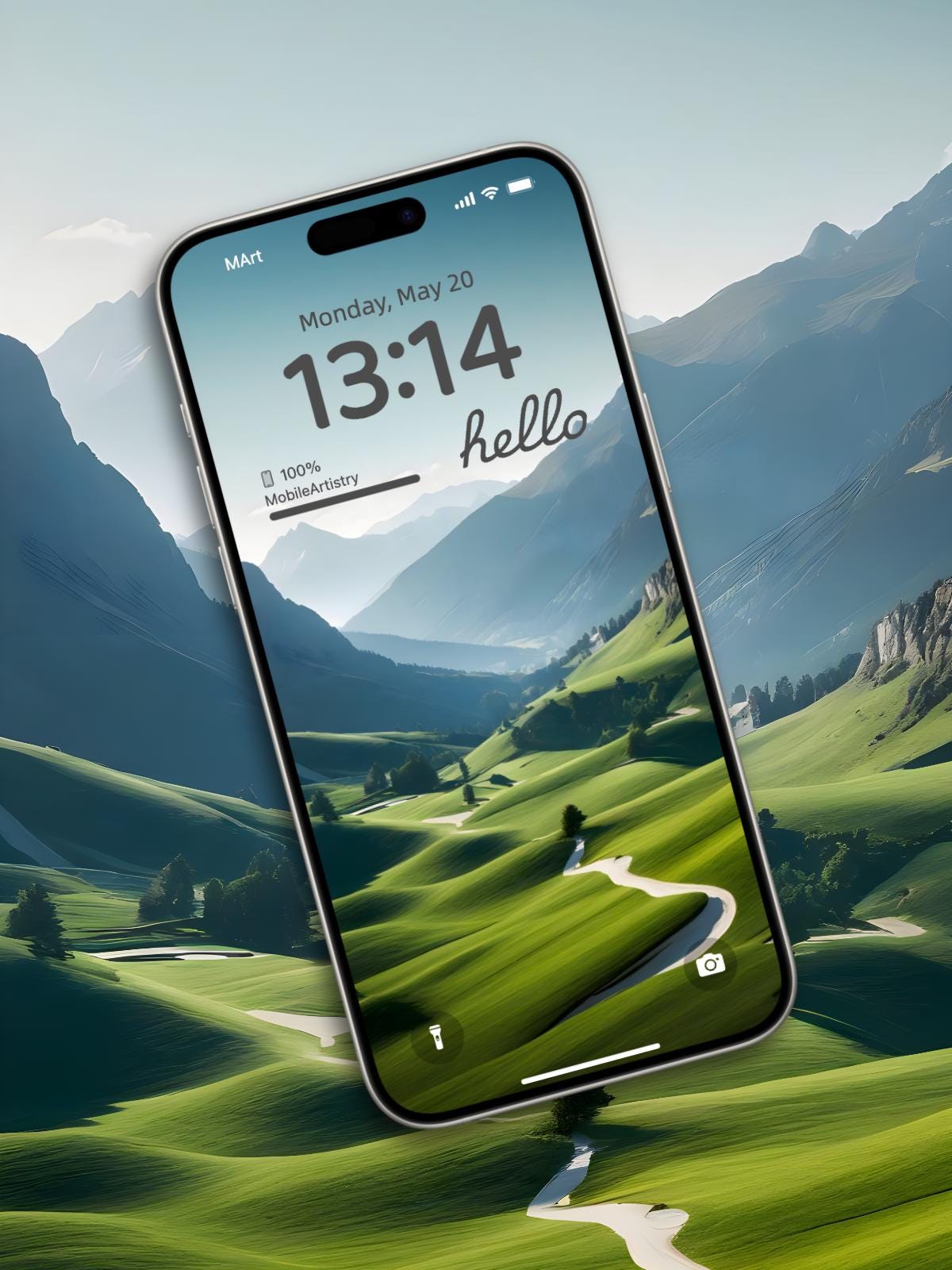 4K UHD Serene Mountain Landscape Phone Wallpaper for iPhone Android - Nature Design