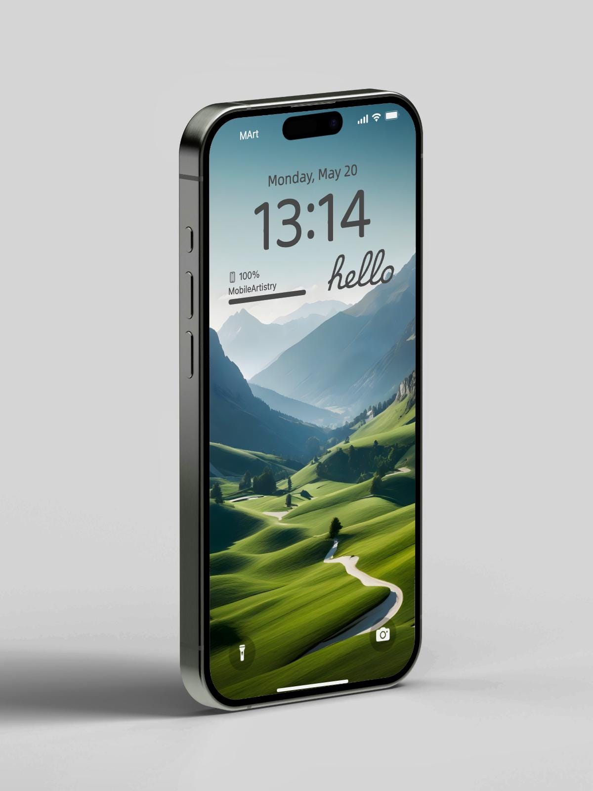 4K UHD Serene Mountain Landscape Phone Wallpaper for iPhone Android - Nature Design