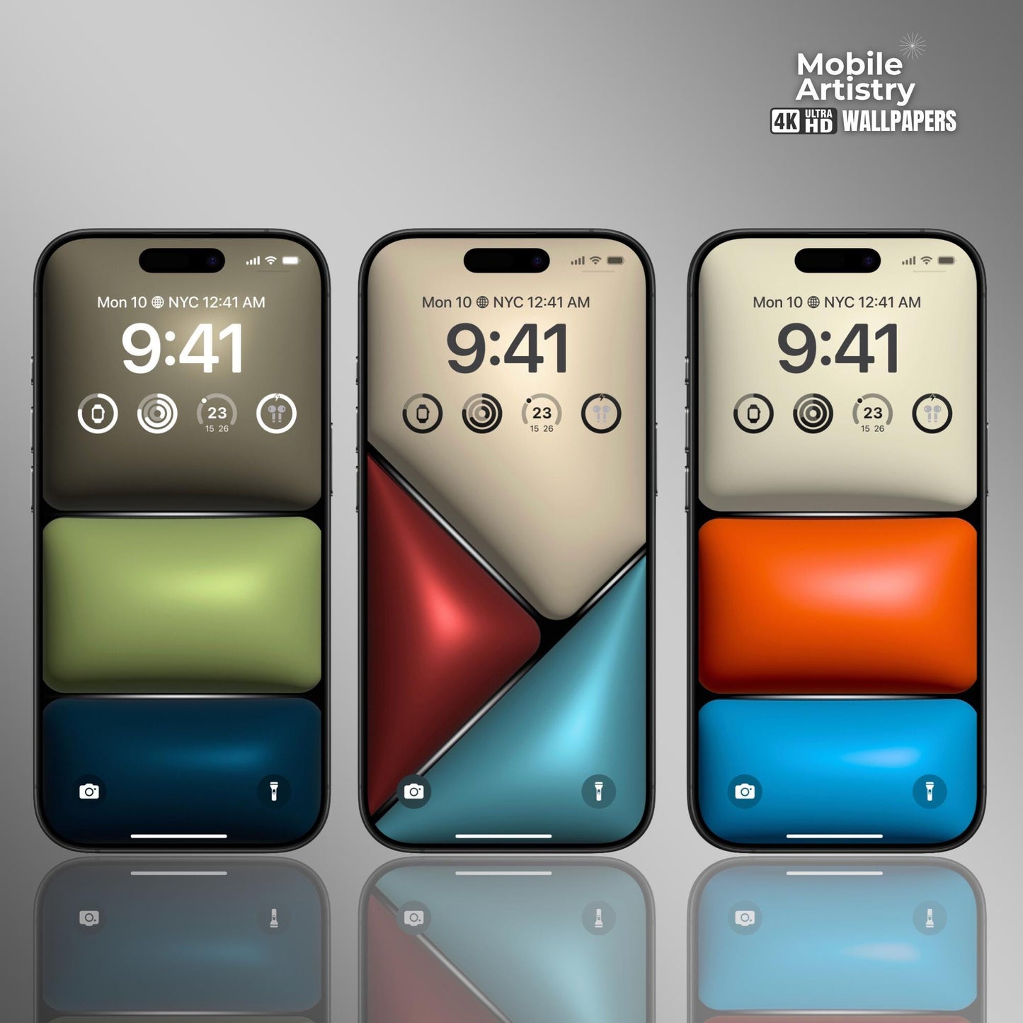 3D Abstract iPhone Wallpaper Set | Geometric Backgrounds | Modern Aesthetic Screen | 4K HD Mobile Wallpapers | iPhone Android Wallpaper
