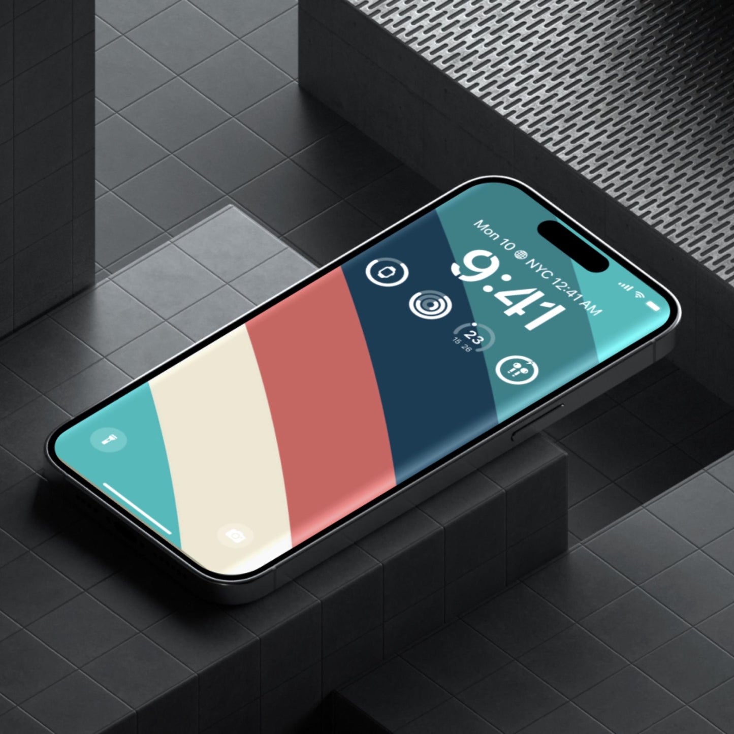 Abstract Stripes iPhone Wallpaper | Colorful Phone Background | Modern Home Screen | Aesthetic Lock Screen | 4K HD Mobile Wallpaper