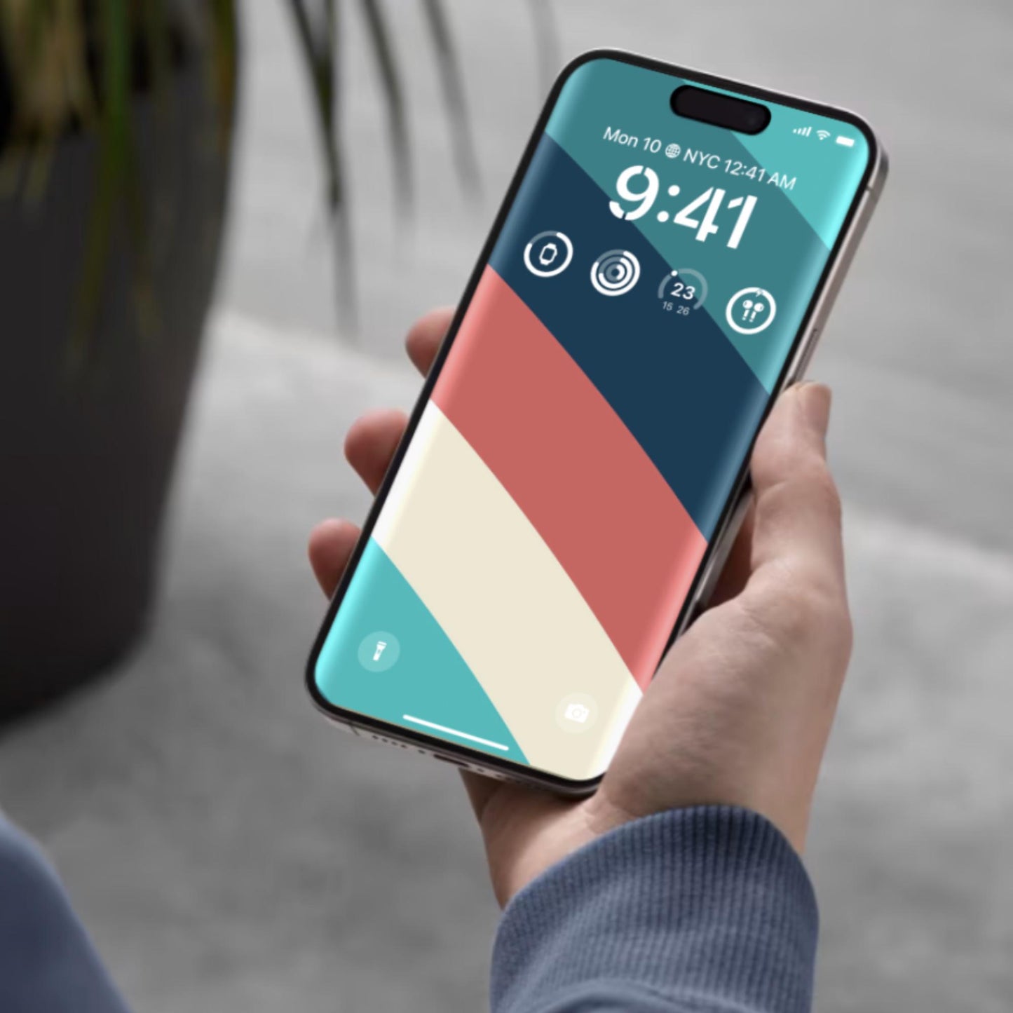 Abstract Stripes iPhone Wallpaper | Colorful Phone Background | Modern Home Screen | Aesthetic Lock Screen | 4K HD Mobile Wallpaper