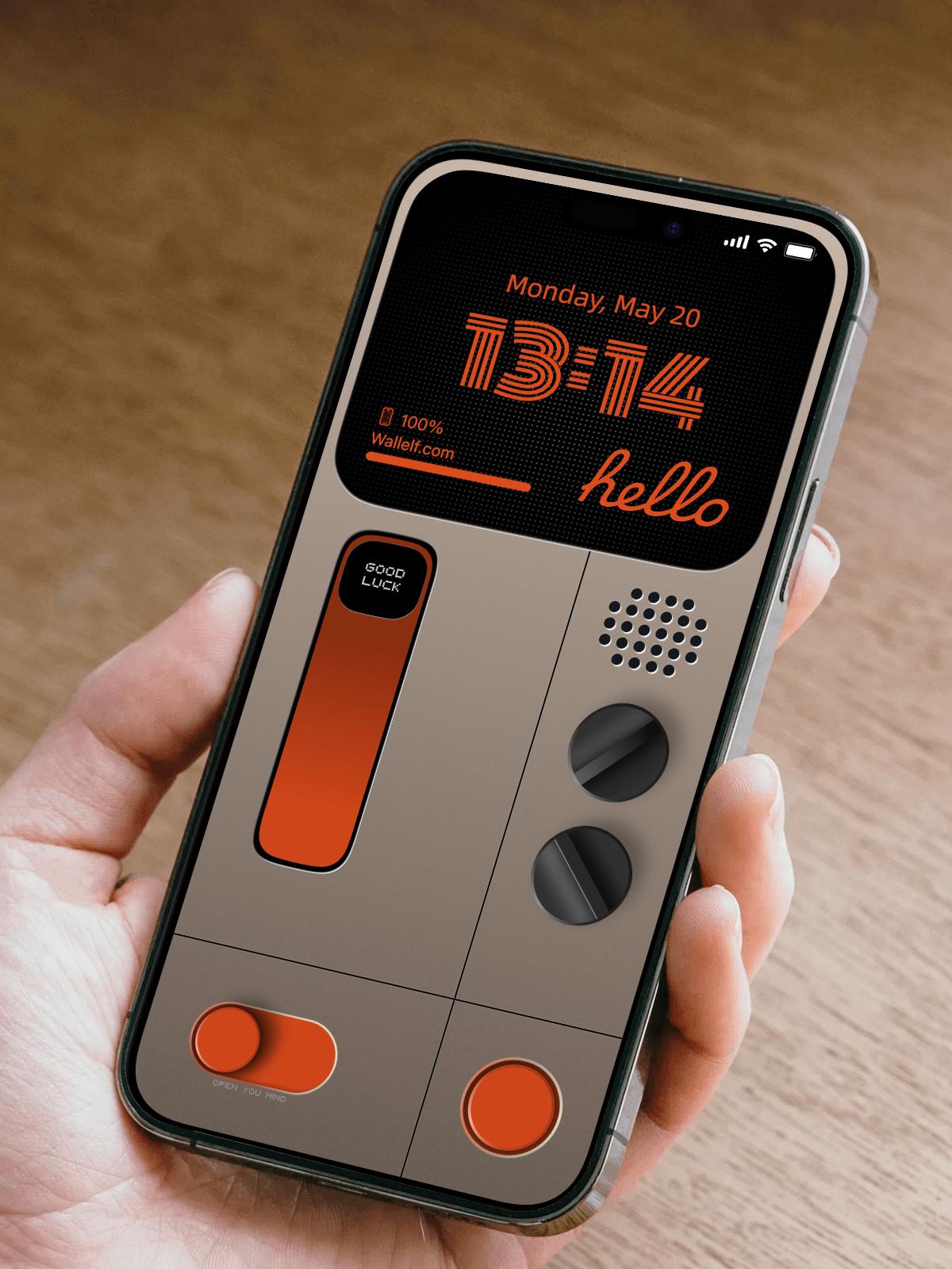 Vintage Retro Audio Control Wallpaper Set for iPhone Android Lock Screen Home Screen 4K Quality