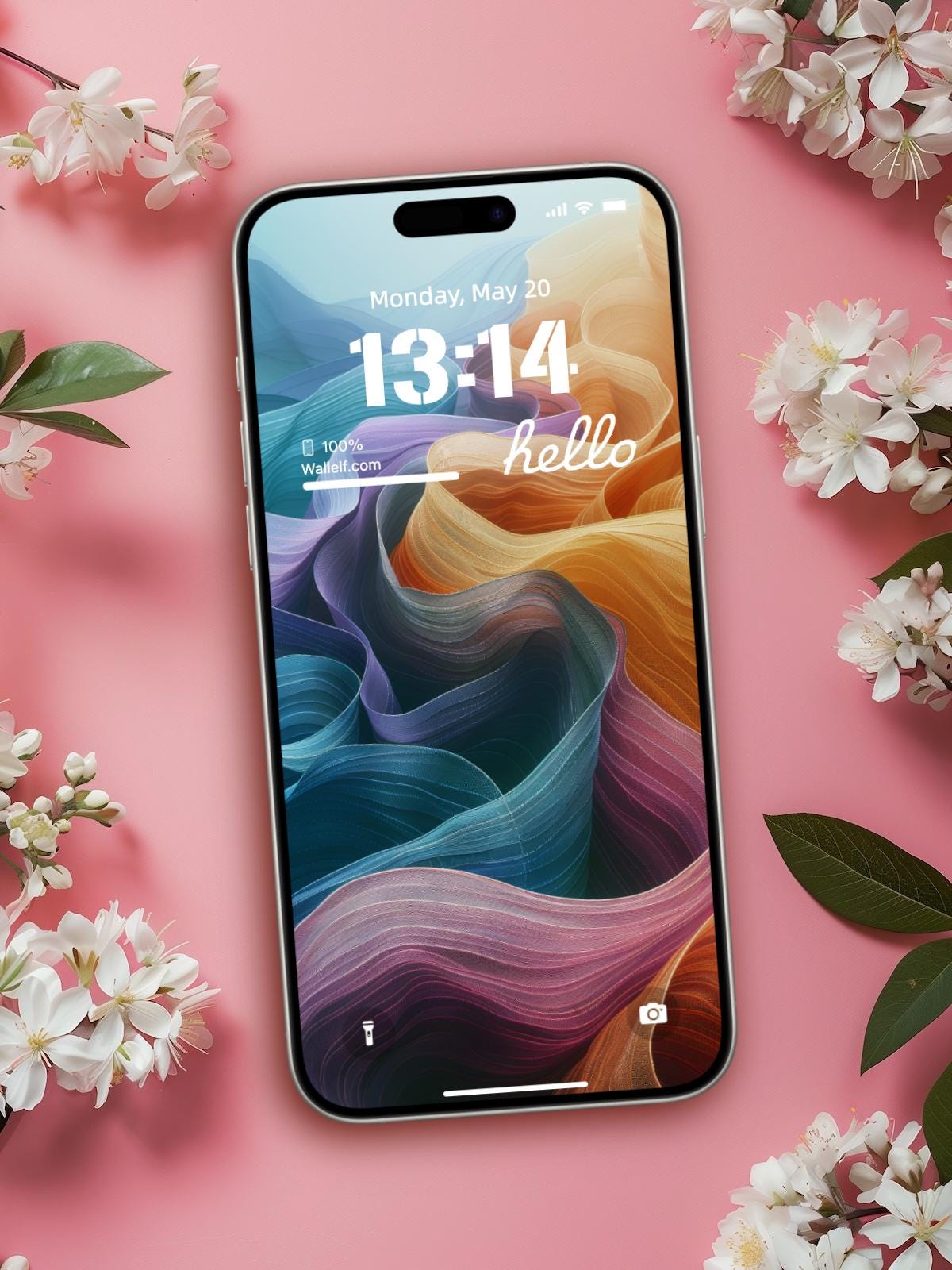 Abstract Swirl Phone Wallpaper Set - Colorful Flow Design for iPhone Android - 4K Ultra HD - Aesthetic