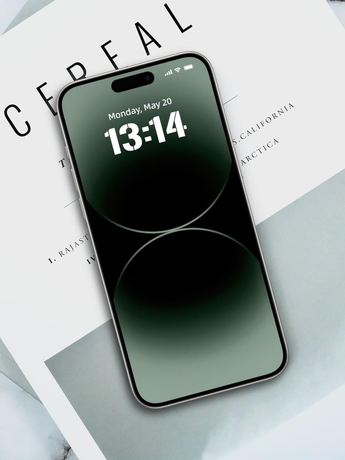4K Ultra HD Dark Gradient iPhone Wallpaper | Minimalist Green and Black Circles Background | Sleek Digital Wallpaper for iPhone & Android