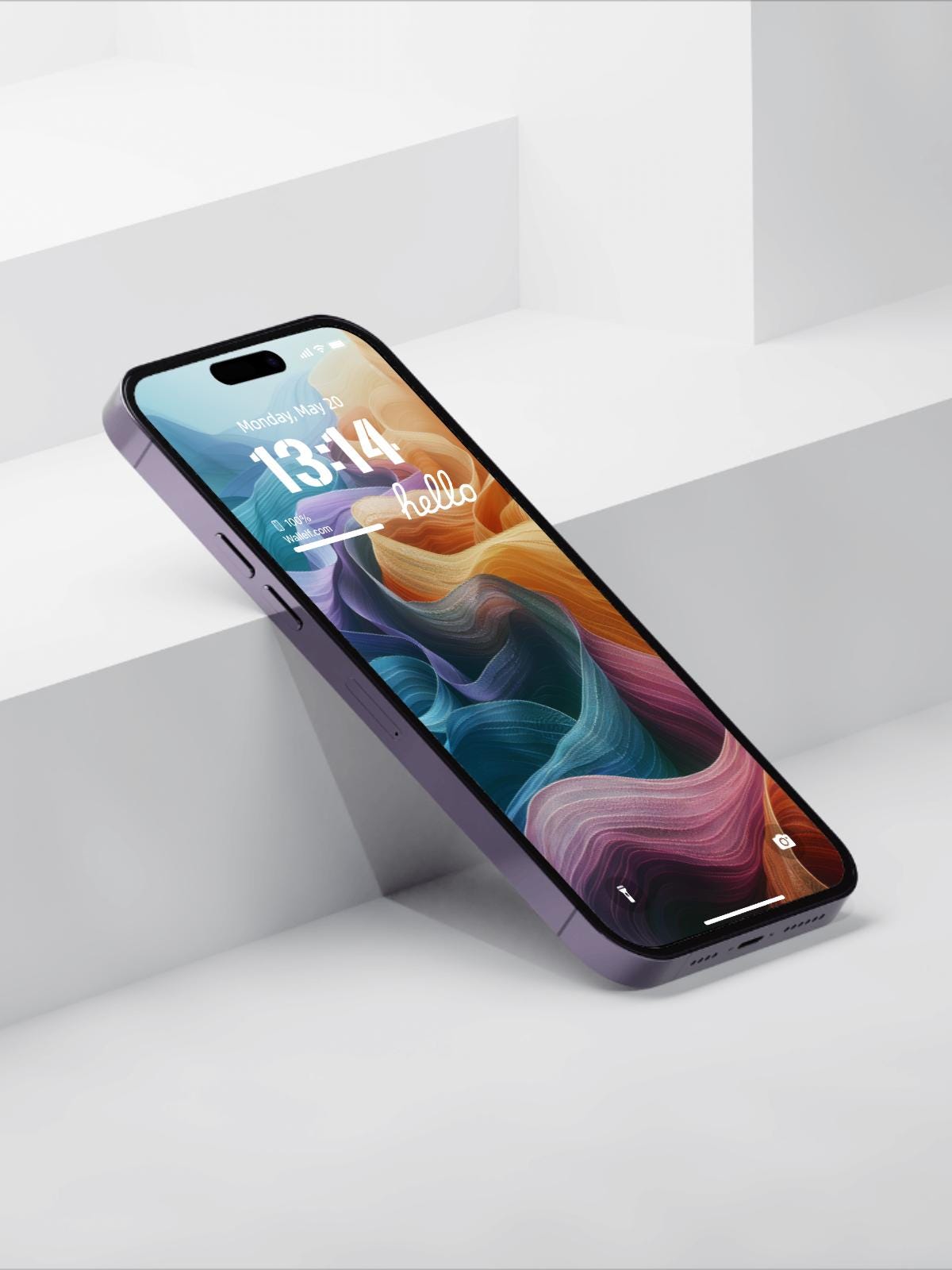 Abstract Swirl Phone Wallpaper Set - Colorful Flow Design for iPhone Android - 4K Ultra HD - Aesthetic