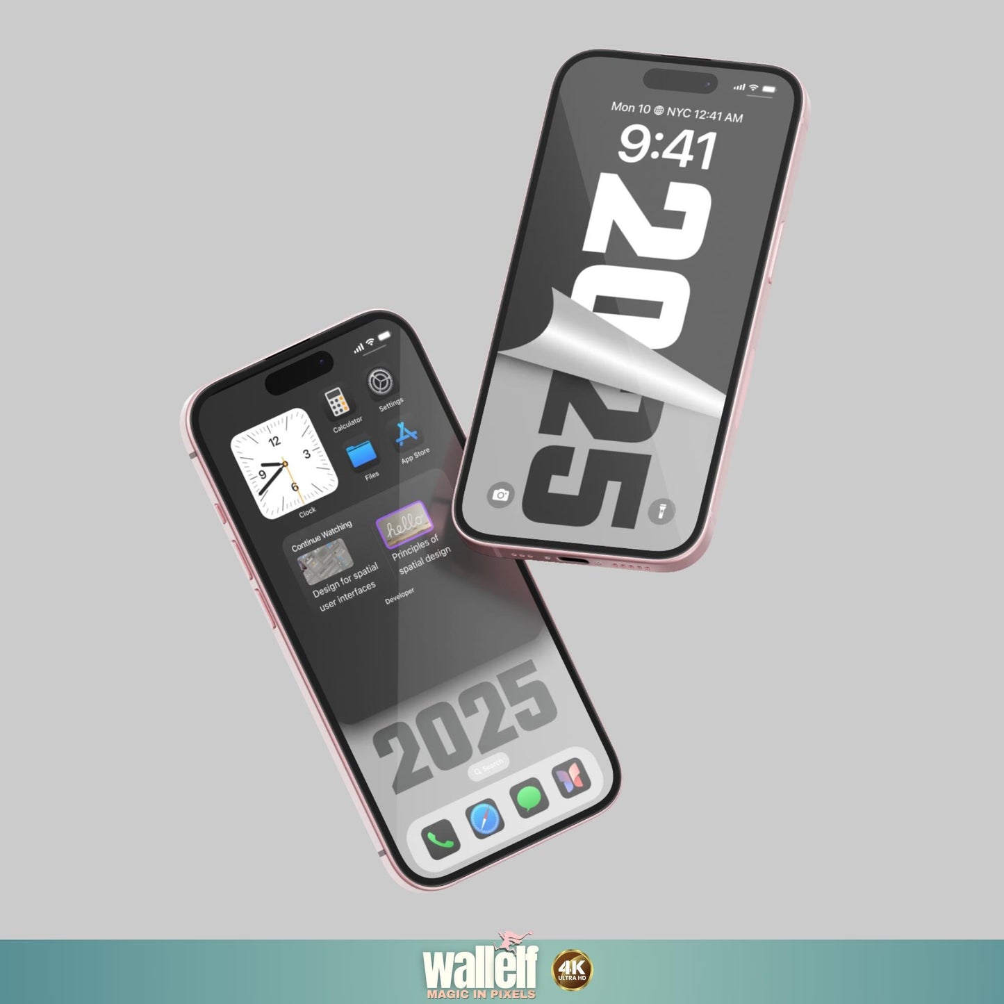 2025 iPhone Wallpaper Bundle | Minimalist Lock & Home Screen | High-Resolution Digital | Sleek iOS 4K Wallpaper | Stylish Year Theme | 475