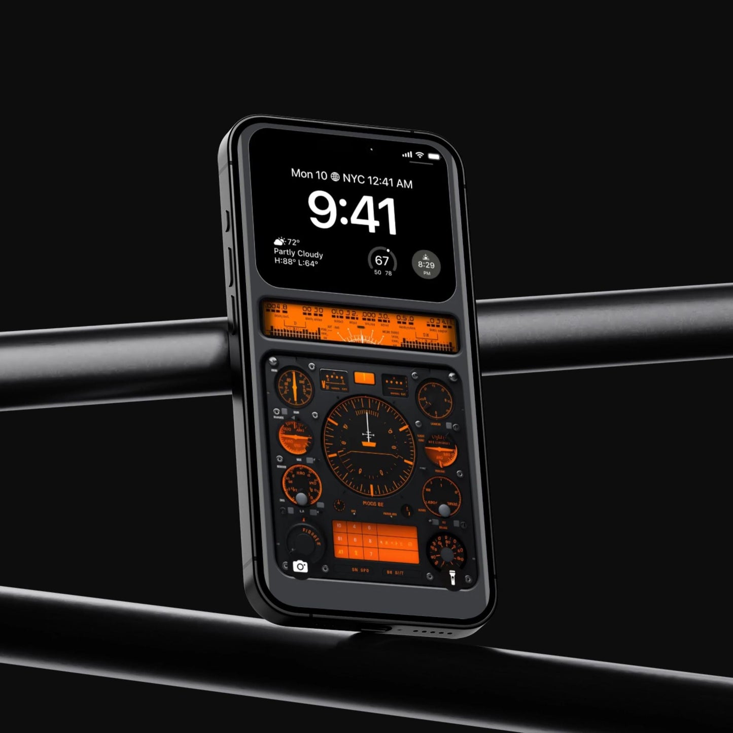 Aviation Cockpit iPhone Wallpaper | Airplane Dashboard iOS 4K Lock & Home Screen | Digital Wallpaper | Industrial Aviation Aesthetic | 485