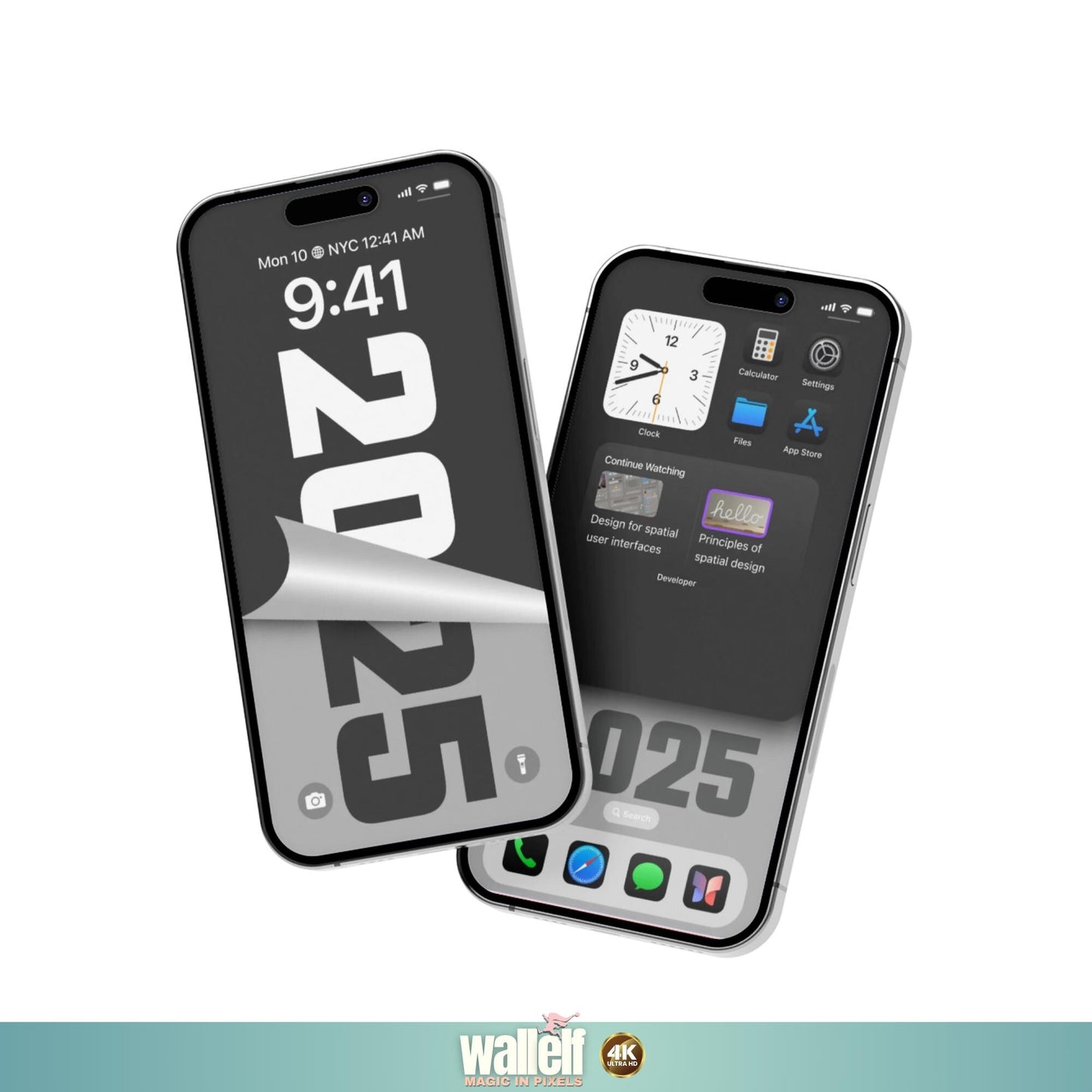 2025 iPhone Wallpaper Bundle | Minimalist Lock & Home Screen | High-Resolution Digital | Sleek iOS 4K Wallpaper | Stylish Year Theme | 475