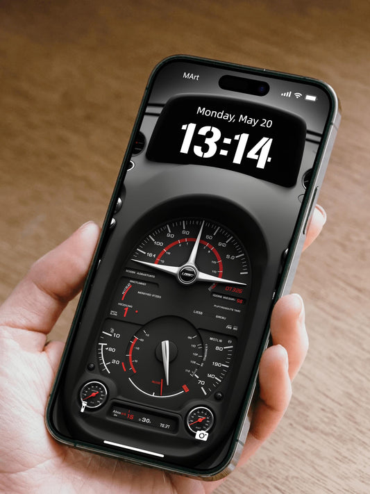 4K Luxury Car Dashboard Phone Wallpaper - Speedometer  Tachometer Aesthetic for iPhone  Android - Digital Art for Car Enthusiasts