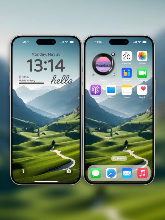 4K UHD Serene Mountain Landscape Phone Wallpaper for iPhone  Android - Nature Design