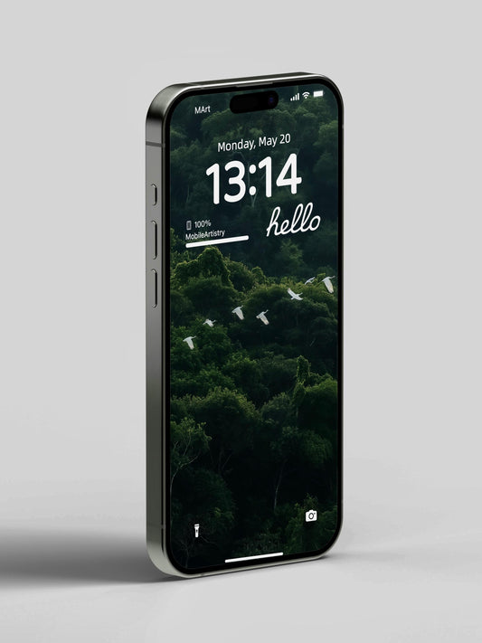 Birds in the Forest 4K Phone Wallpaper - Serene Nature Scene for iPhone  Android