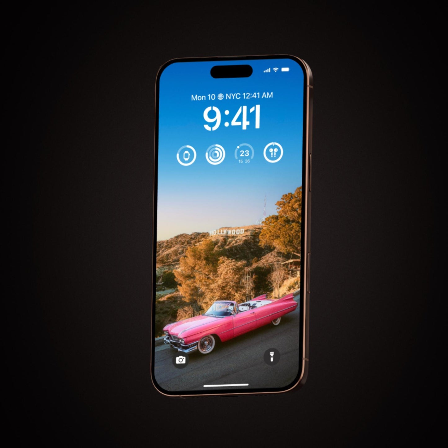 Retro Hollywood Car iPhone Wallpaper ｜California Nostalgia  Screen ｜ Vintage Aesthetic Phone Background  Android HD Lock Screen