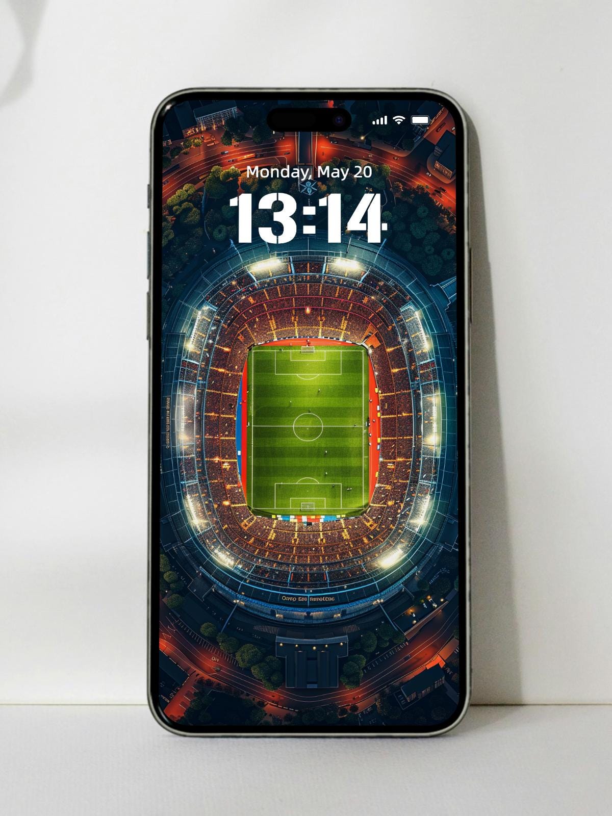 4K Ultra HD Football Stadium Wallpaper  Soccer Field Night View for iPhone  Android  Sports-Themed Digital Background