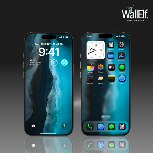 4K Aerial Ocean Wallpaper Set for iPhone  Android - Stunning Nature Photography with Home Screen Blur