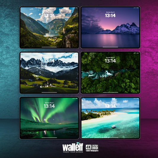 4K Nature Tablet Wallpaper Set - Stunning Scenic Landscapes for iPad  Android  Ultra HD  Breathtaking Views