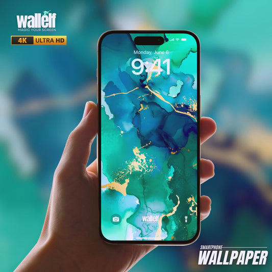 Aqua Dream Abstract Art Wallpaper  4K Ultra HD  Fluid Design for iPhone  Android  Home  Lock Screen